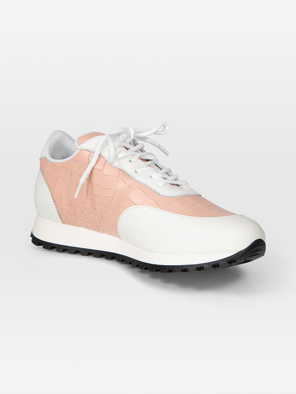 Giuseppe Zanotti Pink Leather Jimmi Running Trainers