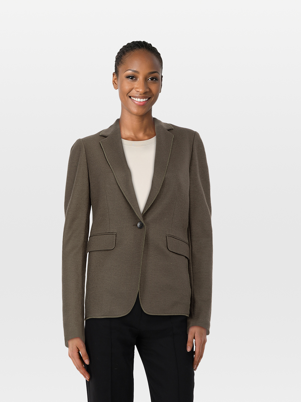 Rag & Bone Pre-Owned Green Wool Single Breasted Blazer