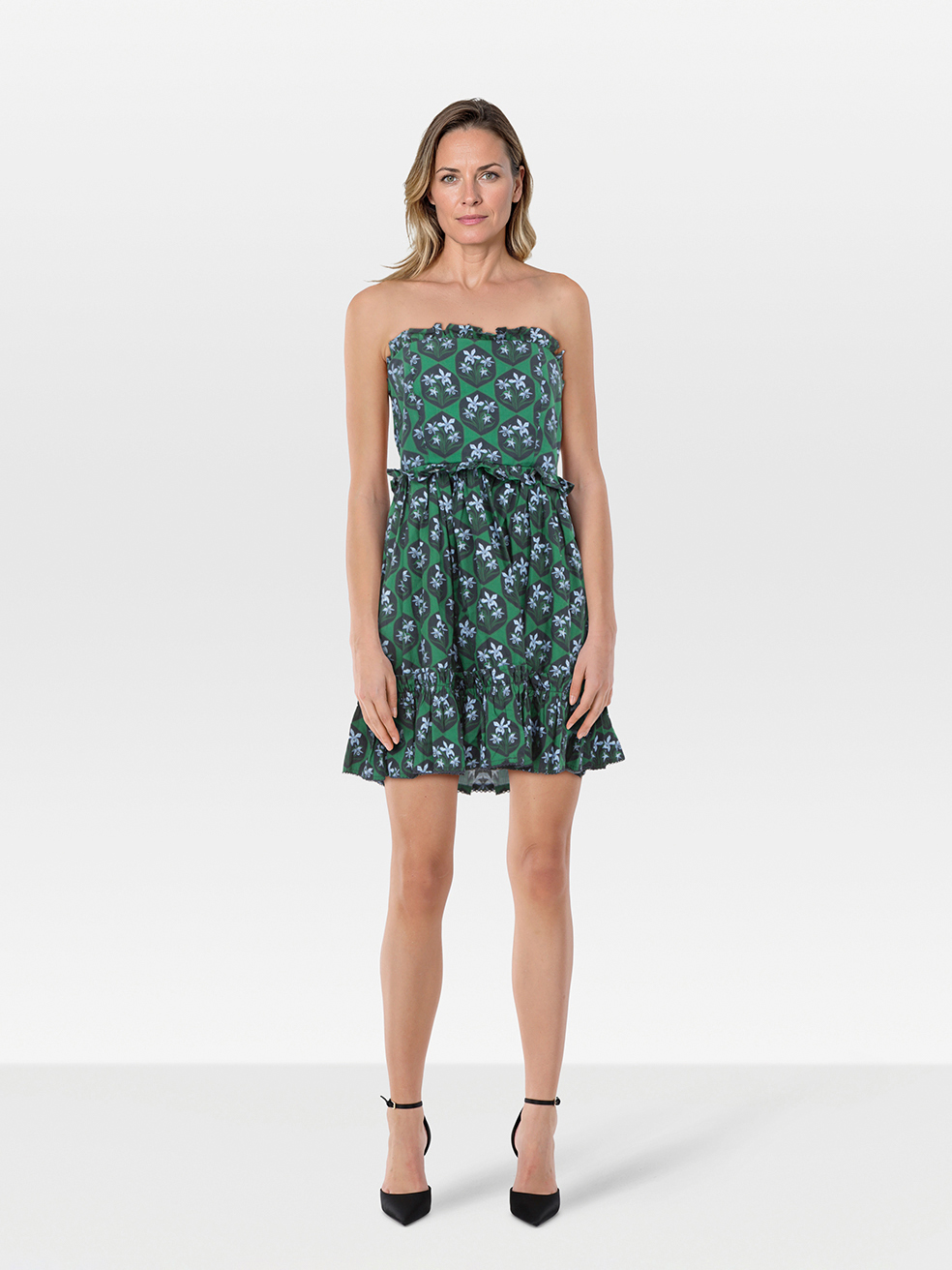 Agua by Agua Bendita Rosa Chan Chan Esmeralda Dress
