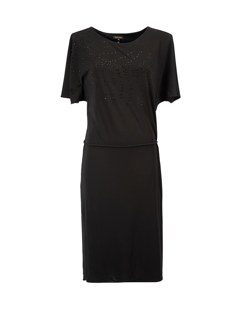 Escada Women's Black Studded Knee Length Dress