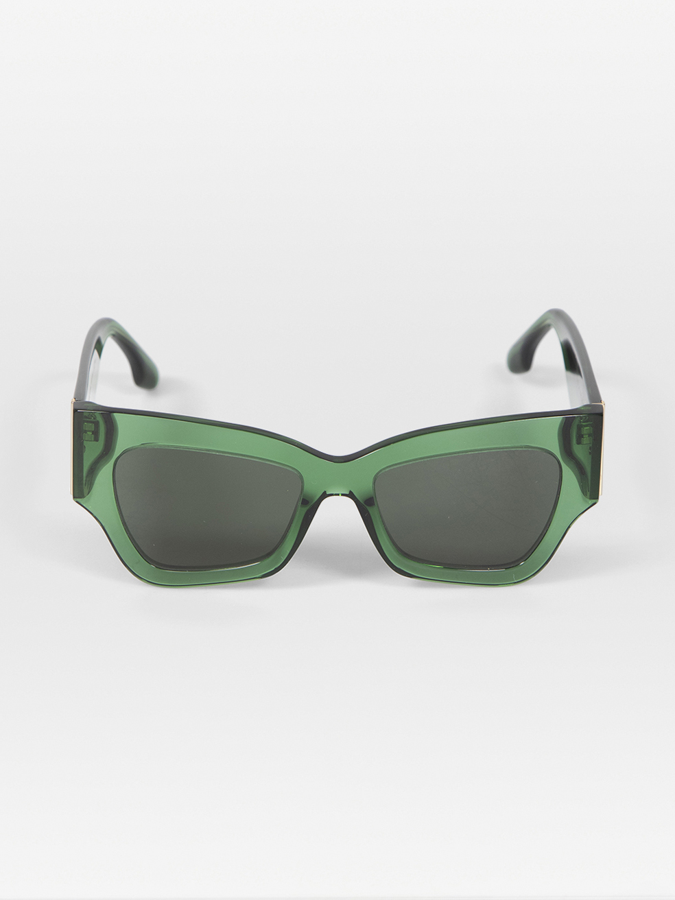 Victoria Beckham Green Butterfly Tinted Sunglasses