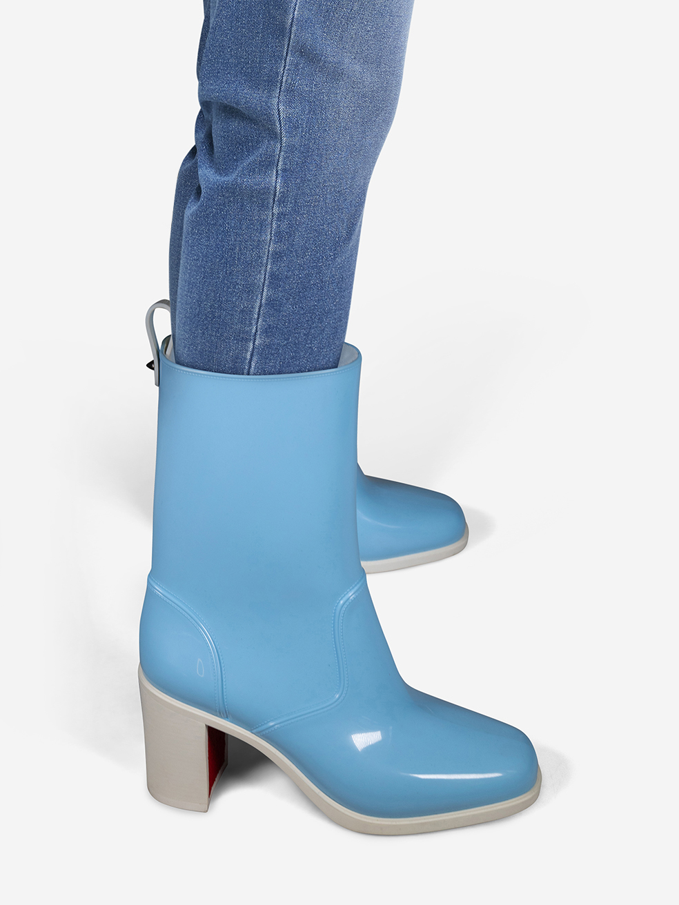 Christian Louboutin Pre-Owned Blue Loubirain Boots