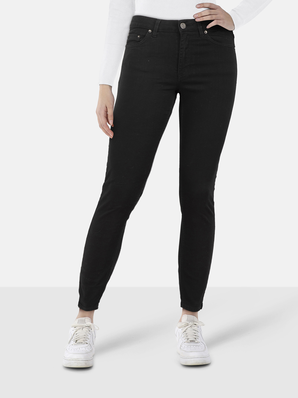 Acne Studios Women's Black Denim Skin 5 Jeans