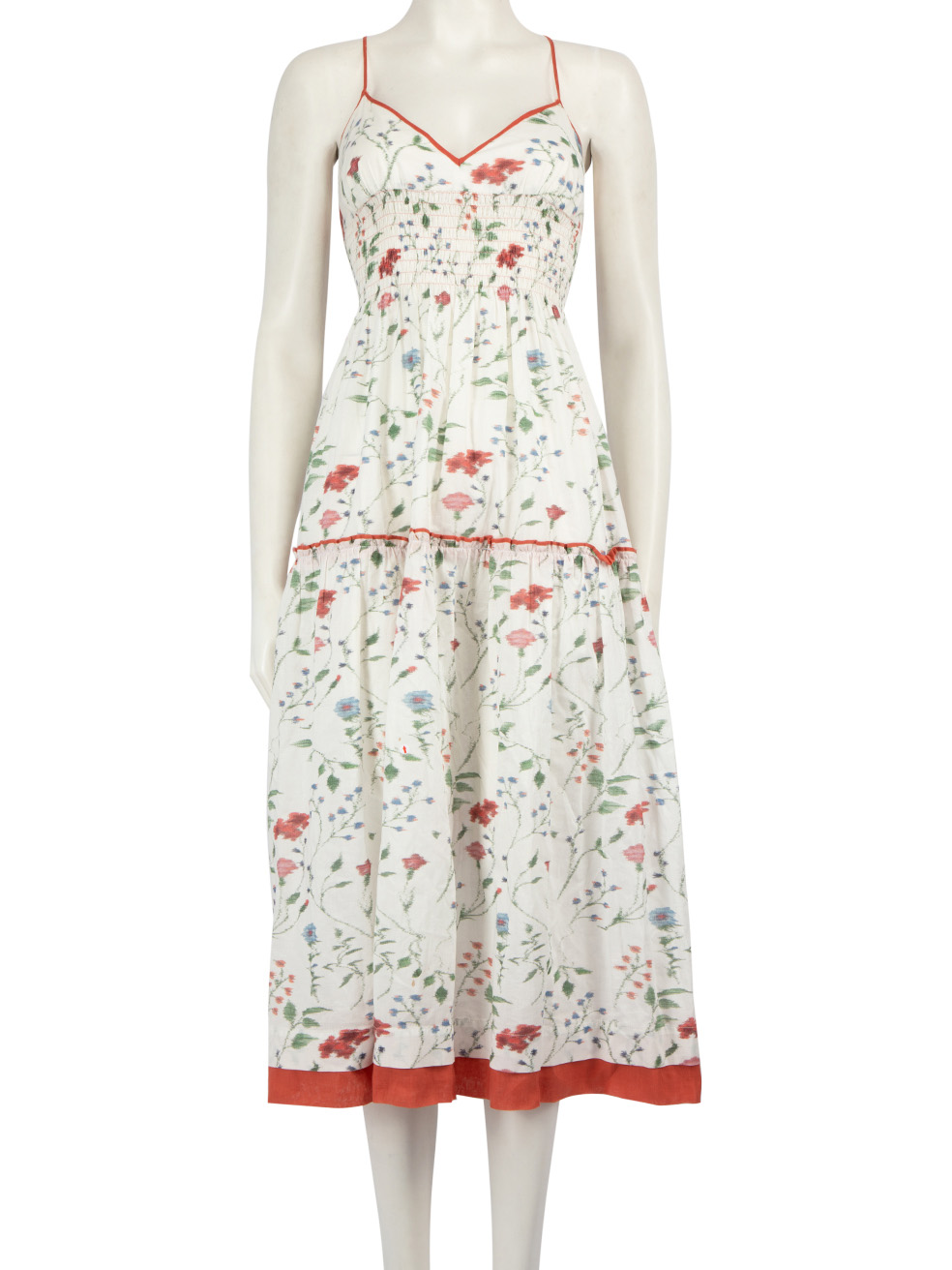 Three Graces London Pre-Owned Floral Print Midi Dress