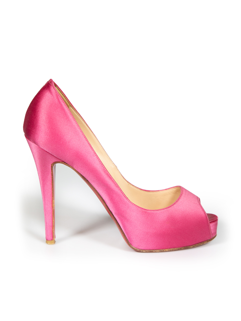 Christian Louboutin Pre-Owned Pink Satin New Very Prive Heels