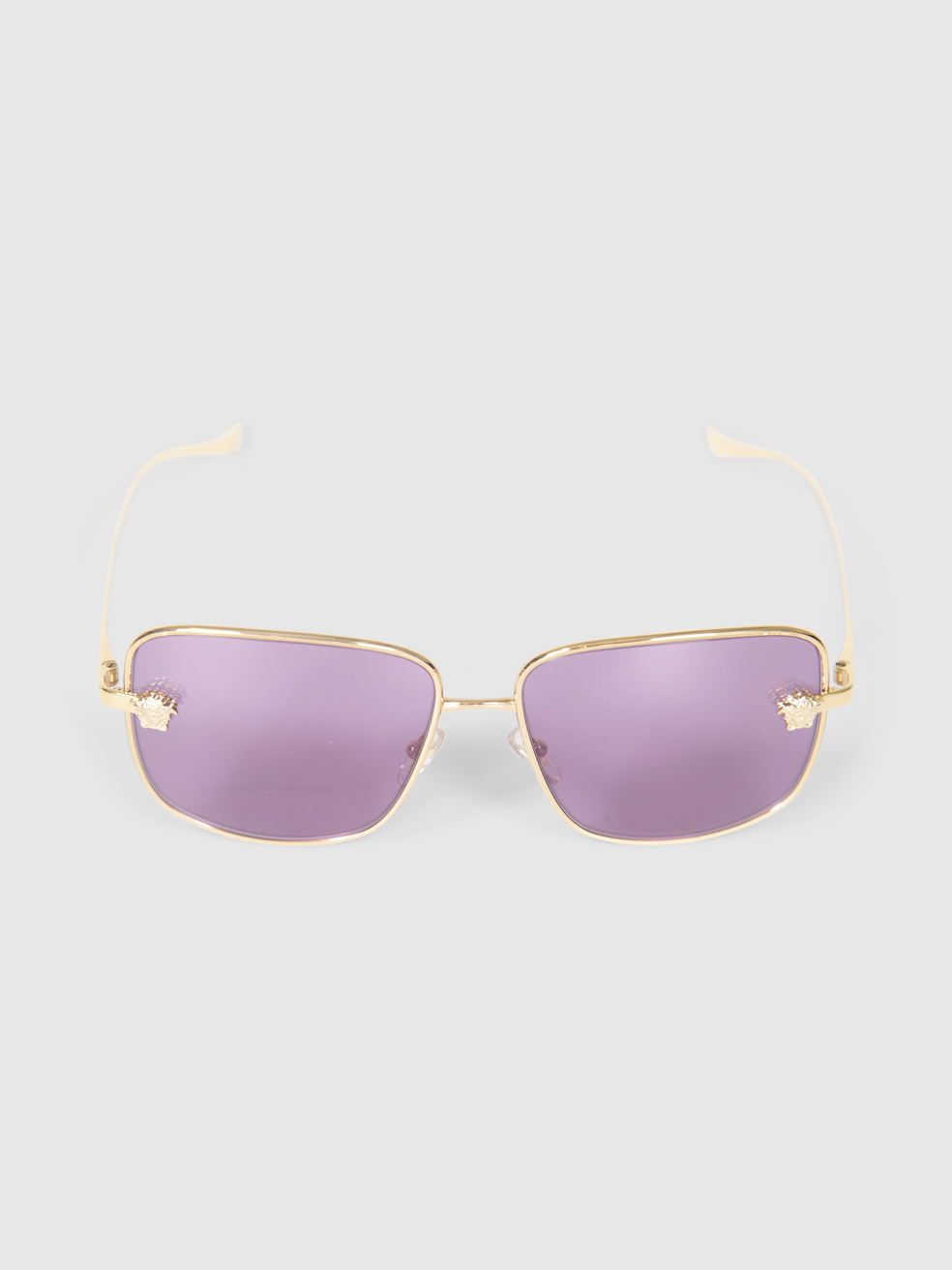 Versace Women's Pink Mirrored Square Sunglasses