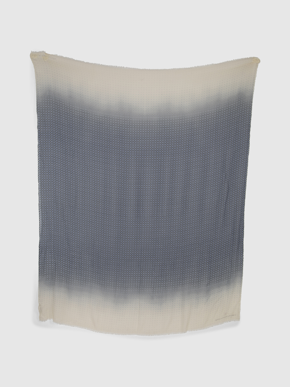 Stella Mccartney Women's Multicolour Navy & White Ombr� Floral Scarf