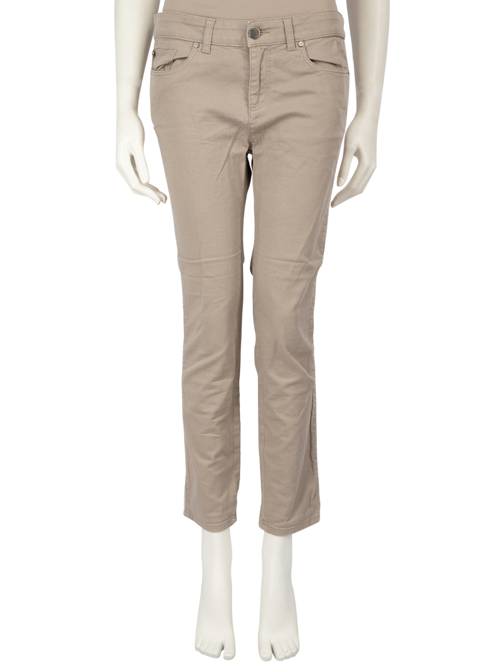 Alexander McQueen Pre-Owned Grey Denim Skinny Jeans