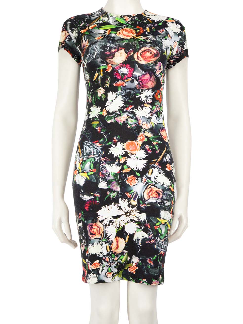 Alexander McQueen Pre-Owned McQ Floral Print Knee Length Dress