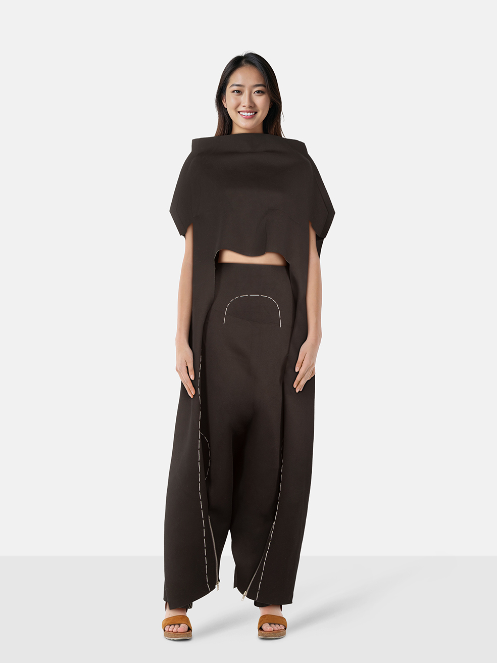 Maison Margiela FW19 Runway Black Jumpsuit