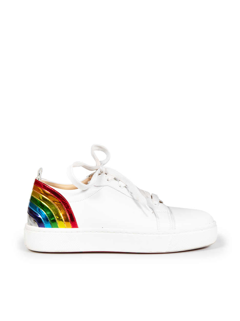 Christian Louboutin Pre-Owned White Leather Arkenspeed Trainers