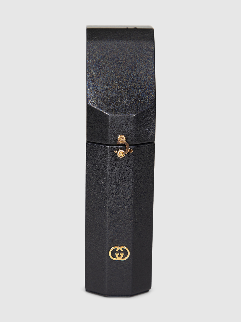 Gucci Black Leather Travel Case