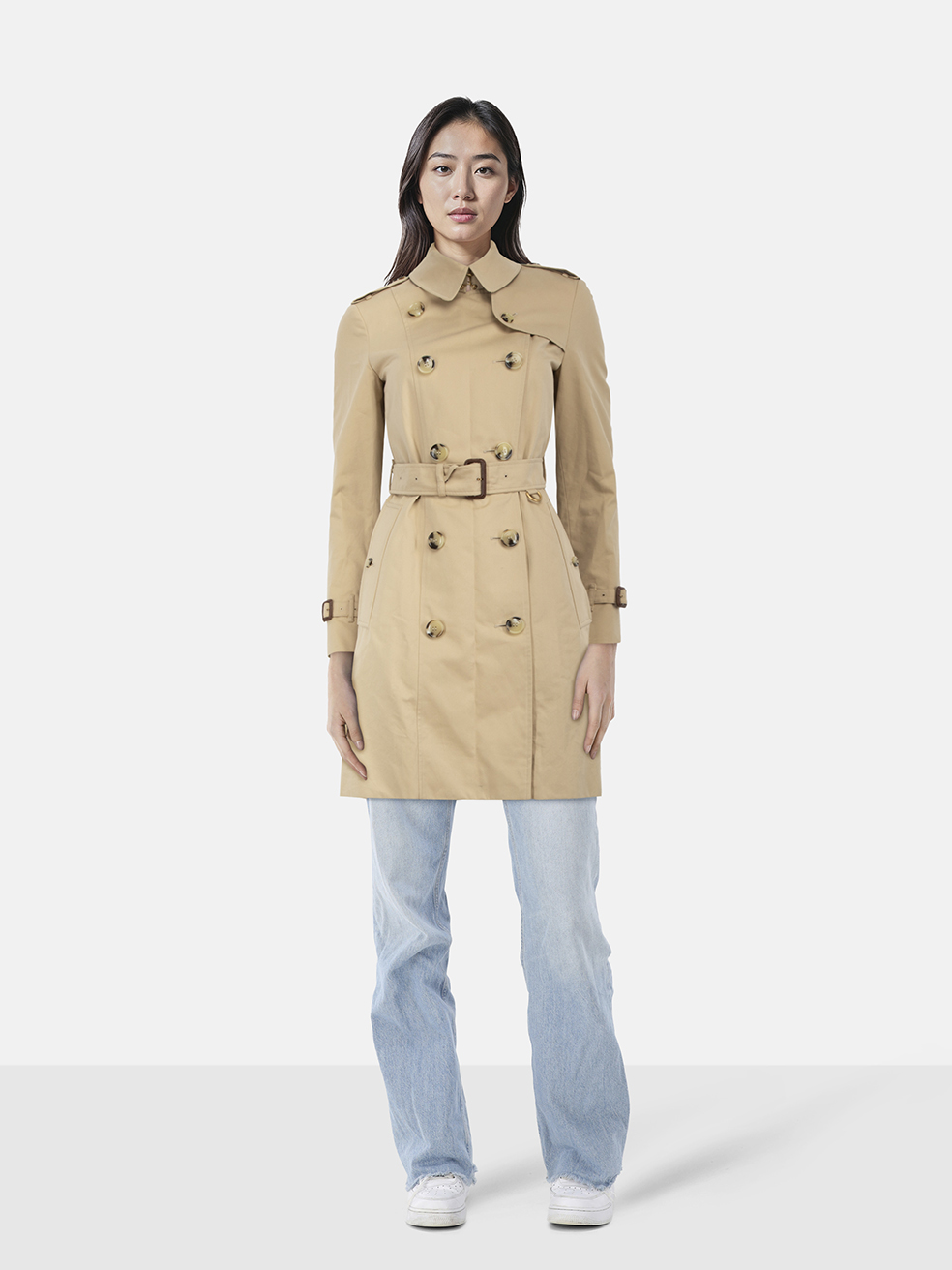 Burberry Beige The Chelsea Trench Coat