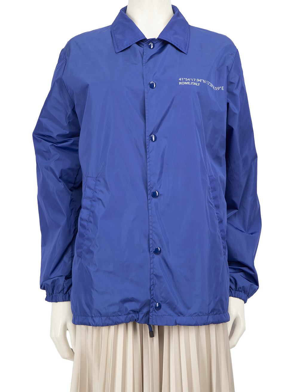 Valentino Garavani Blue Button Up Jacket