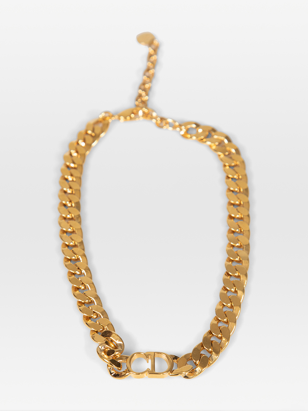 Dior Gold Tone CD Choker