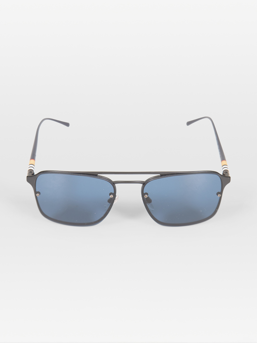 Burberry Navy Aviator Tinted Sunglasses