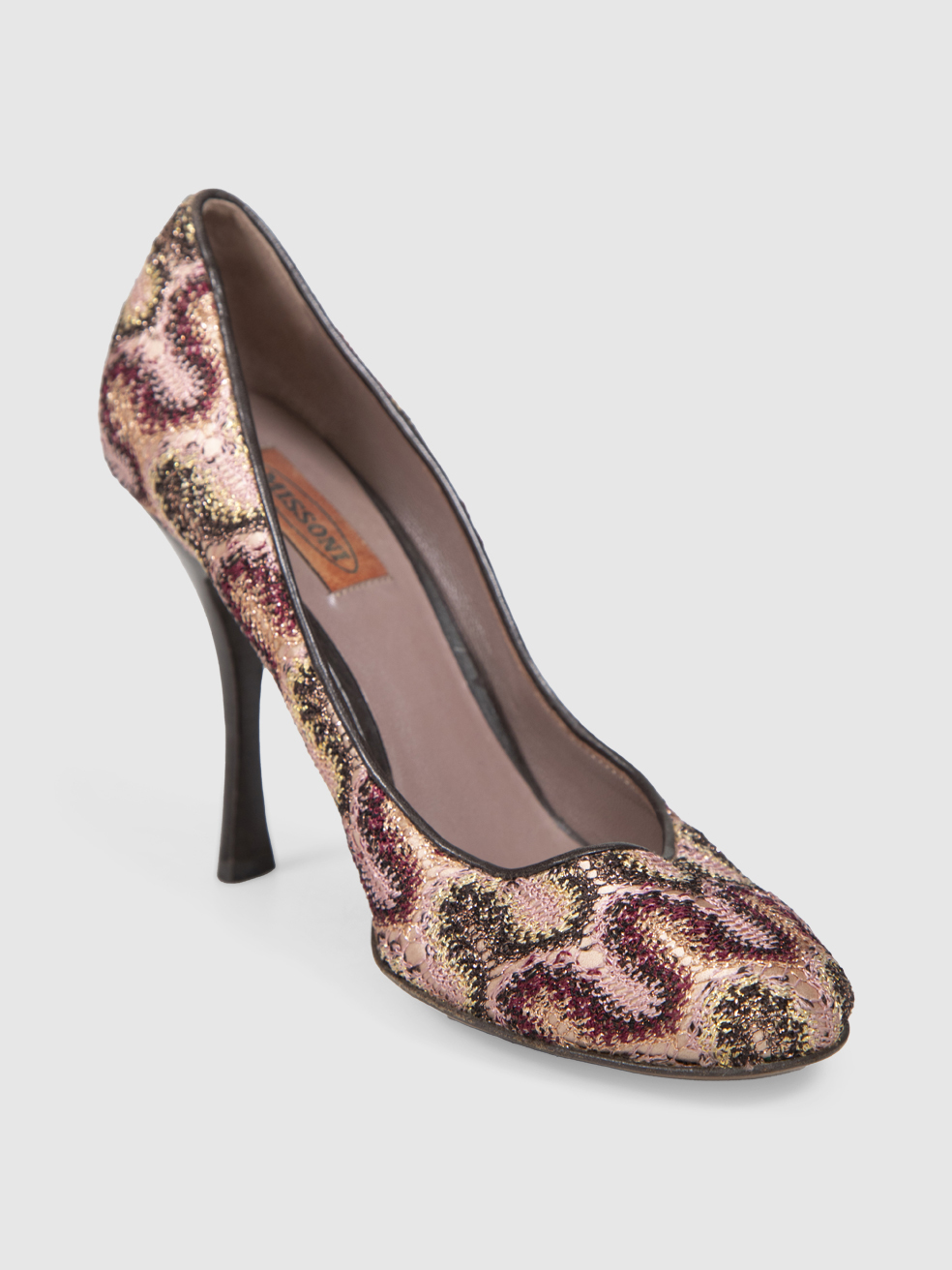 Missoni Crochet Abstract Patterned Pumps