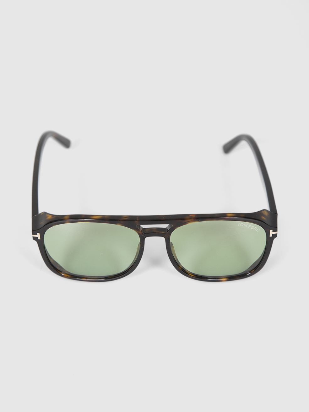 Second Hand Tom Ford Tortoise Green Lenses Rosco Sunglasses