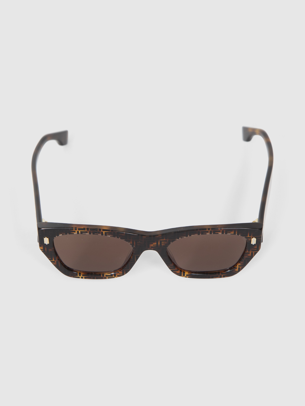 Fendi Havana Square Sunglasses
