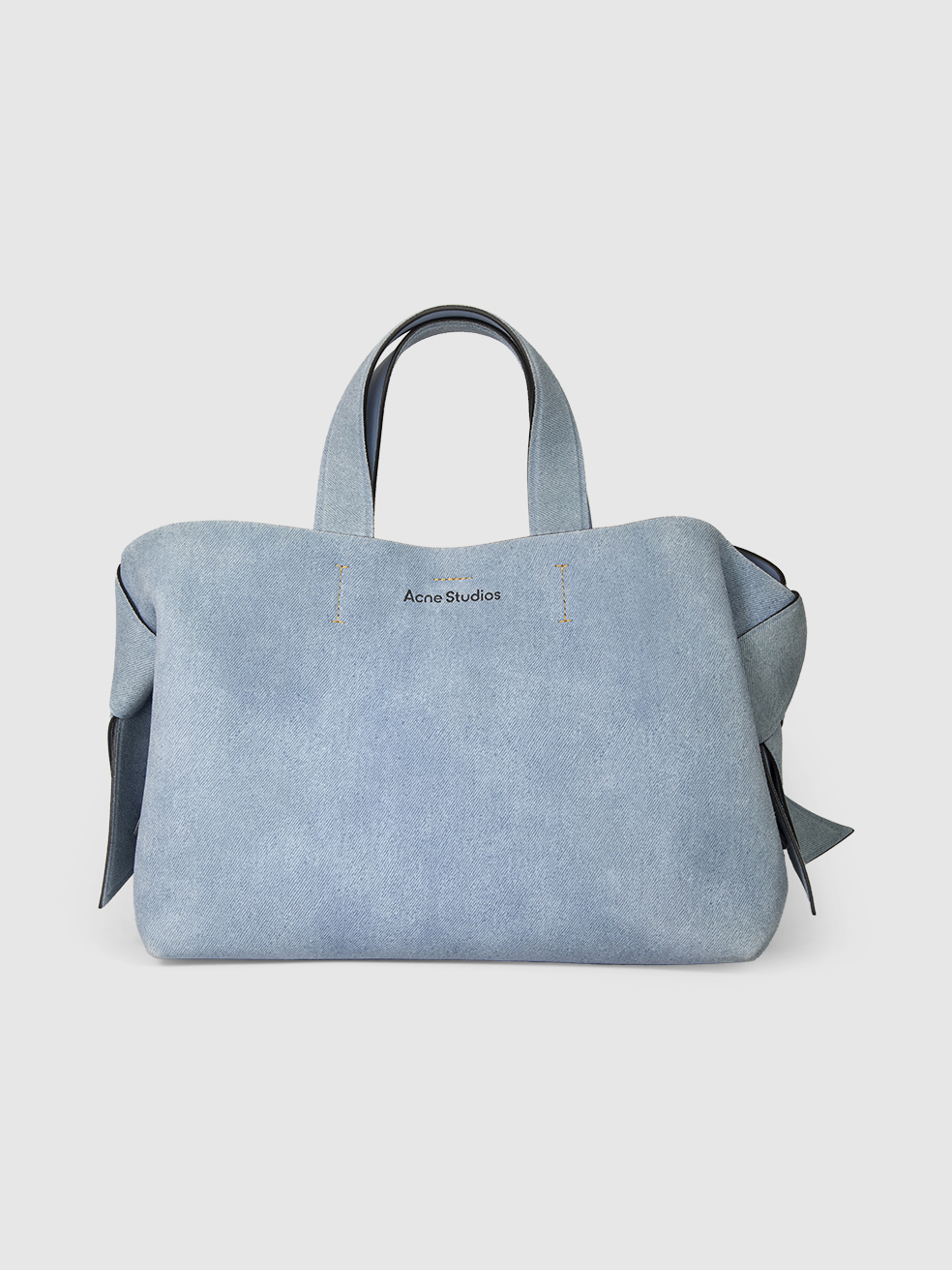Acne Studios Blue Suede Musubi Tote Bag
