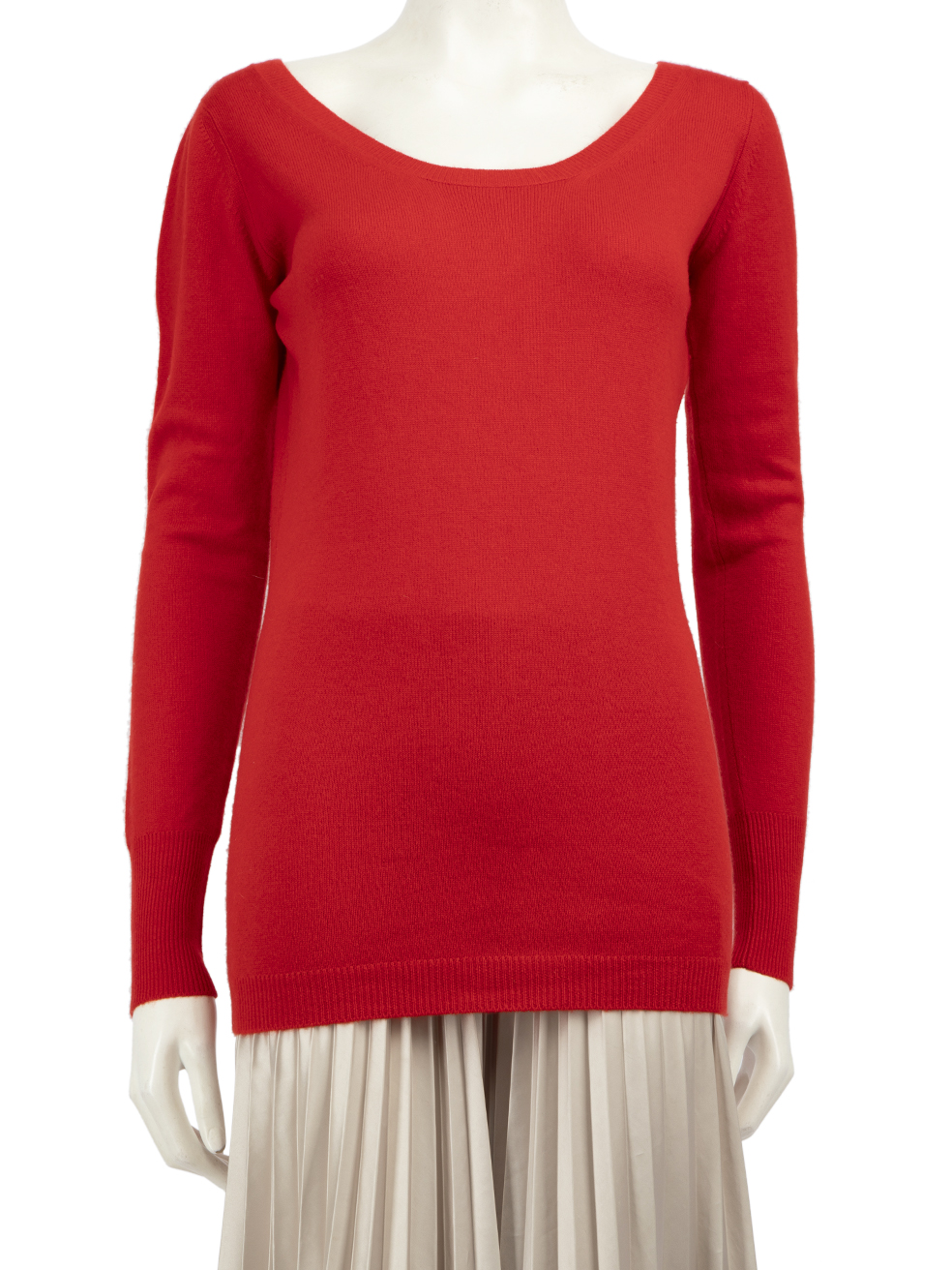 Prada Pre-Owned Red Wool Fine Knit Jumper