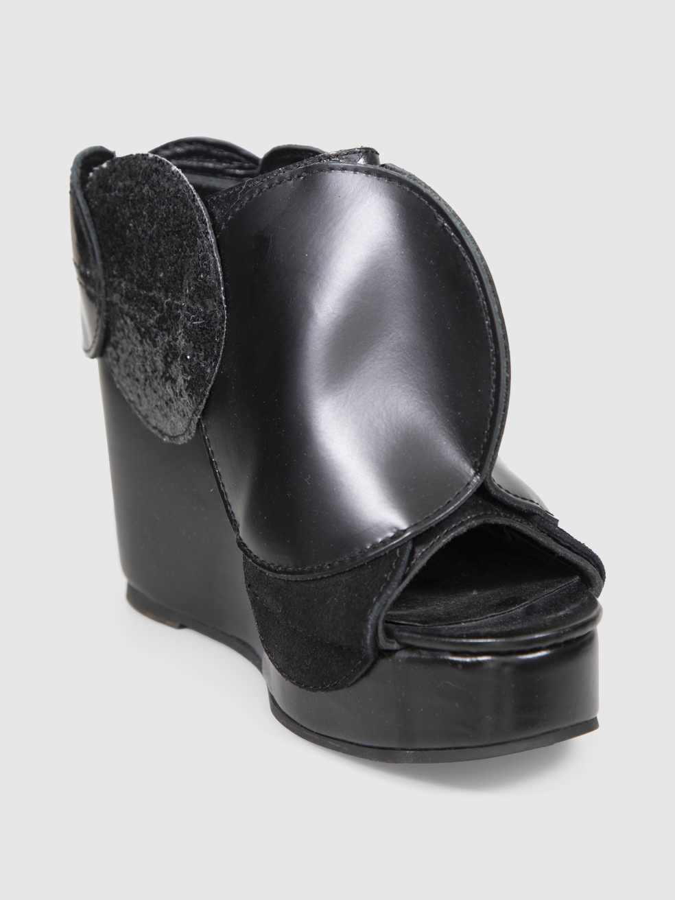 Comme Des Garcons Black Circle Accent Wedges