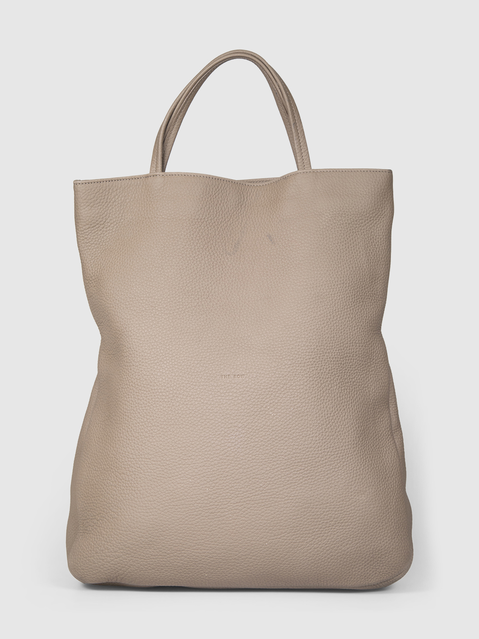 The Row Brown Leather Everett Tote Bag