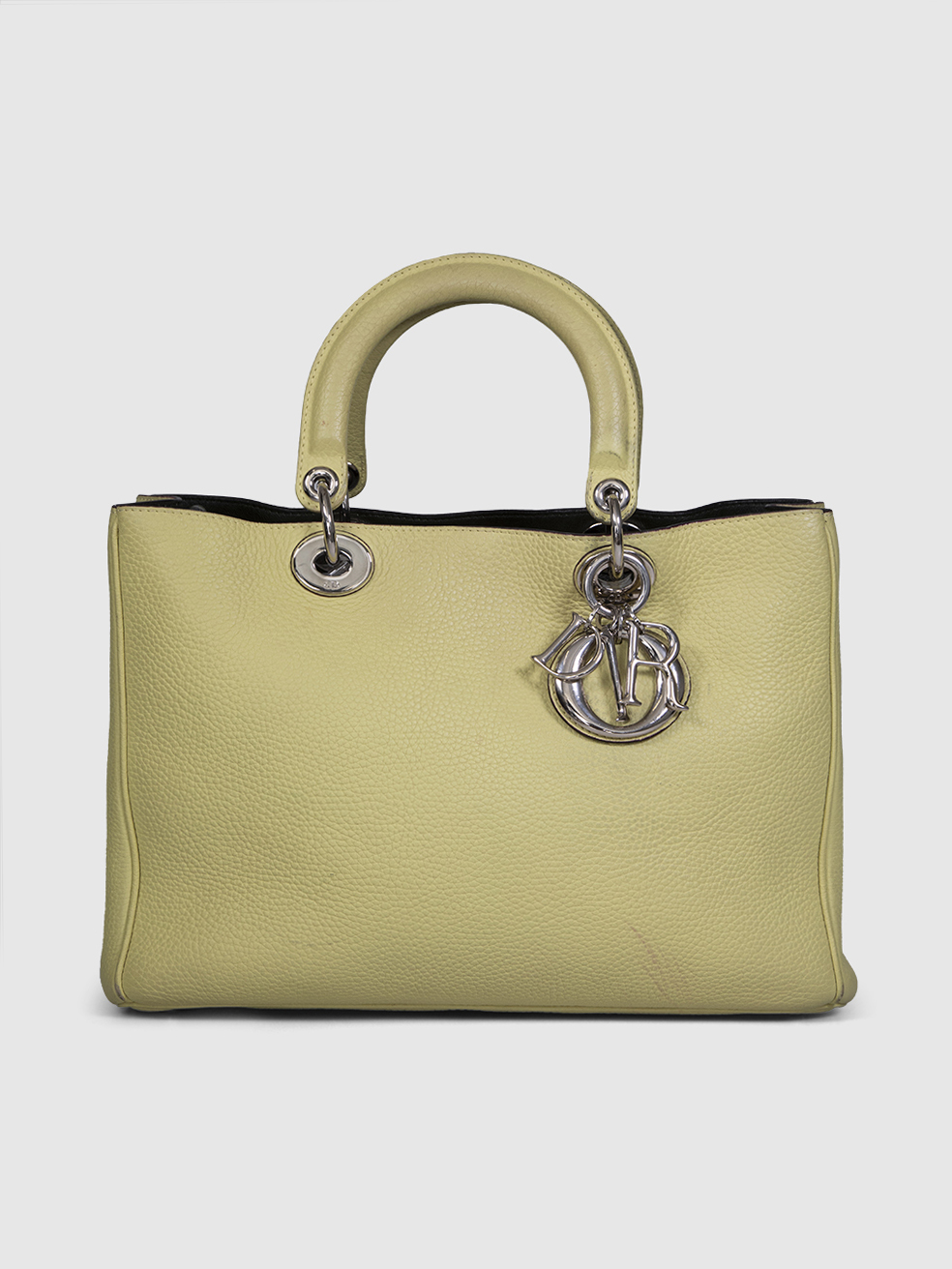 Dior 2013 Yellow Leather Diorissimo Bag