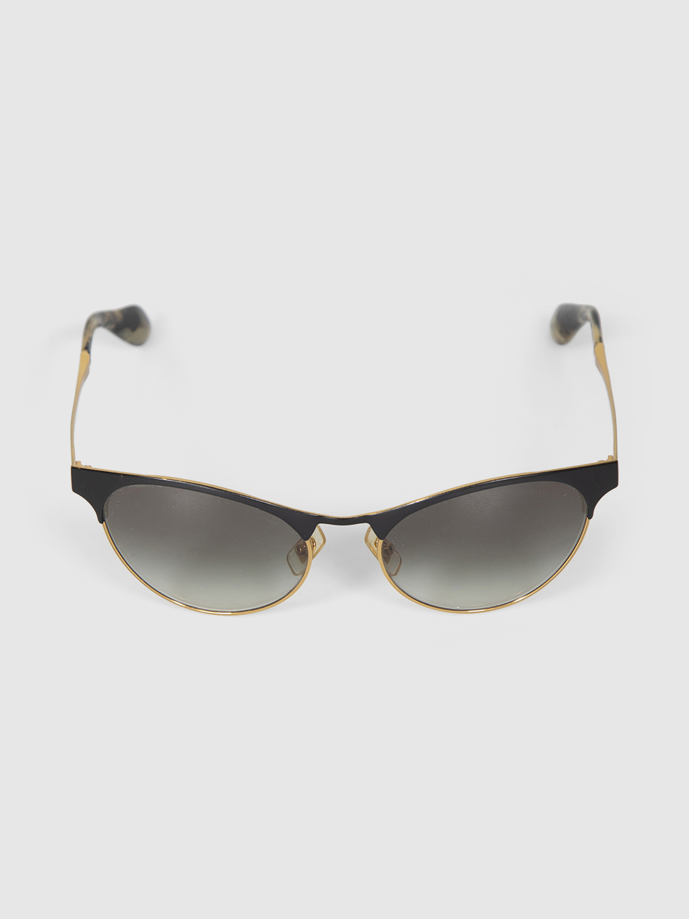 Miu Miu Gold Metal Sunglasses