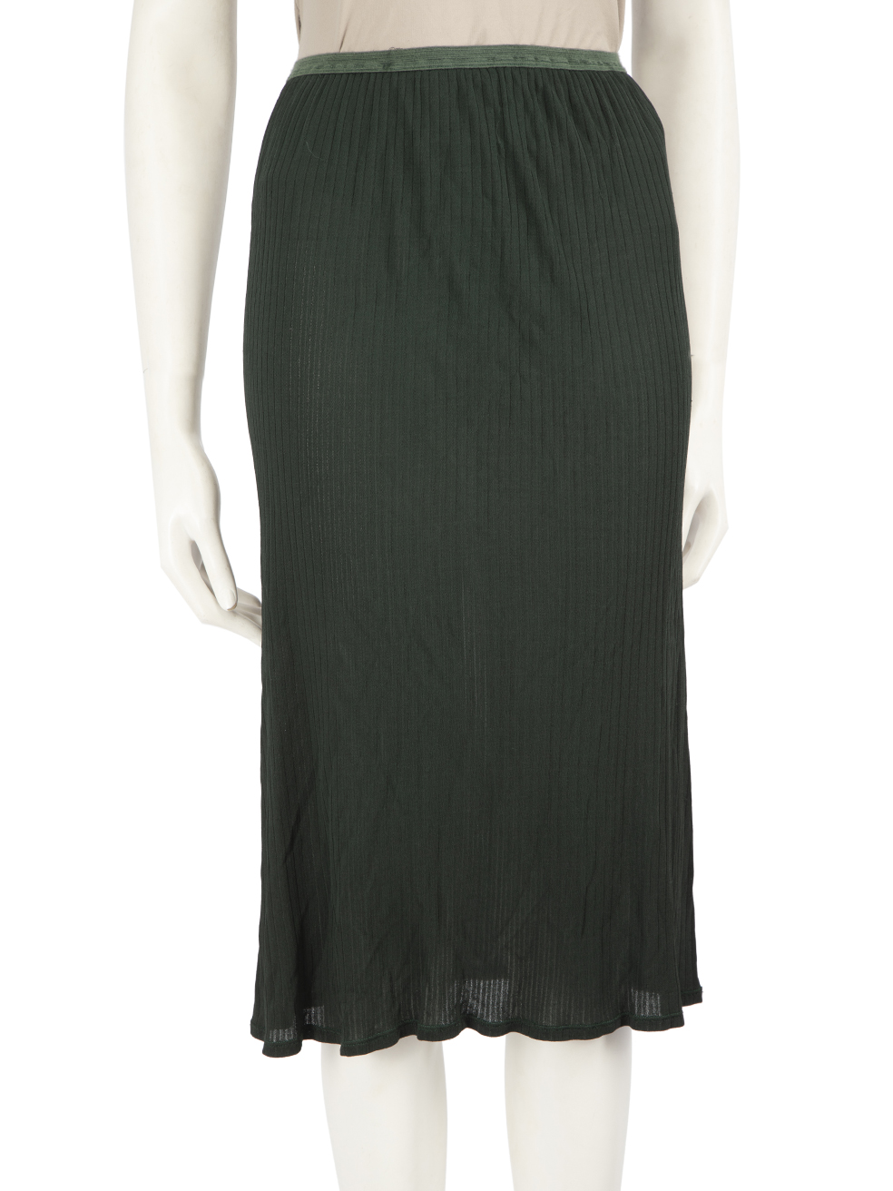 Missoni Pre-Owned Green Elasticated Knee-length Skirt