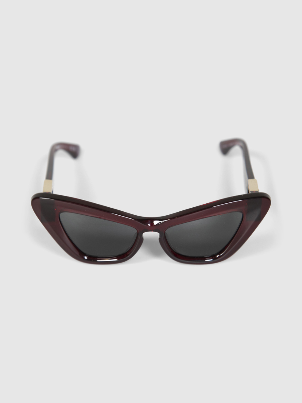 Burberry Women's Red/Grey Be4421u 412887 Woman Sunglasses Acetate Cat Eye Normal - Image 3