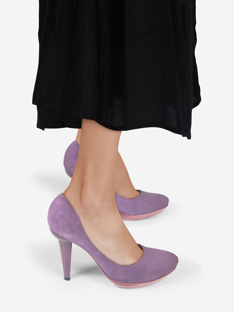Bottega Veneta Pre-Owned Purple Suede Pumps
