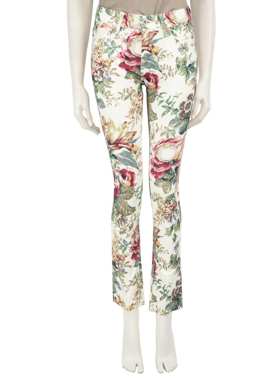 Junya Watanabe Floral Denim Slim Jeans