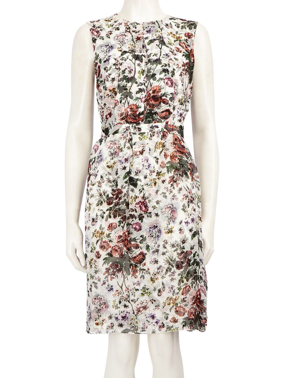 Erdem Pre-Owned Silk Floral Knee Length Dress