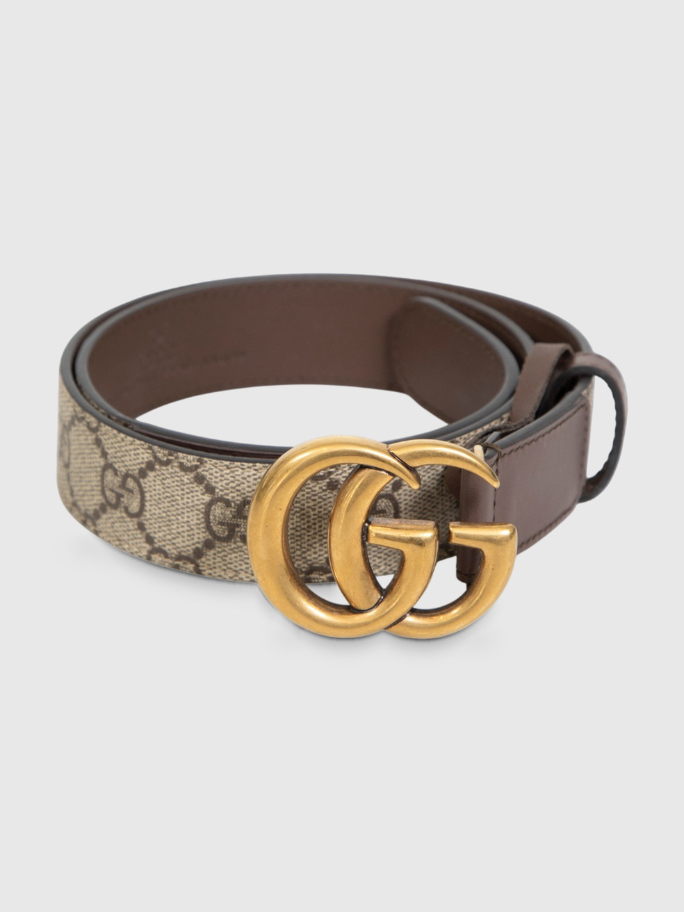 Gucci Brown GG Marmont Belt