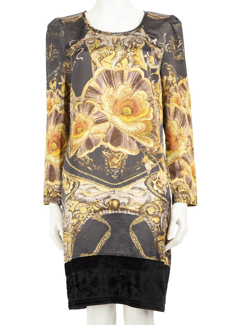 Roberto Cavalli Pre-Owned Class Roberto Cavalli Floral Printed Knee-Length Dress