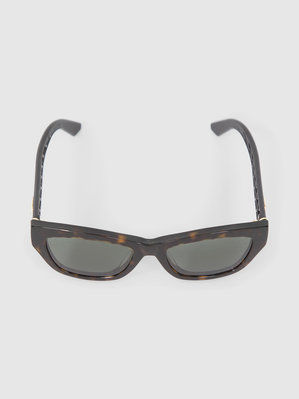 Dior Tortoiseshell Cannage Arms Sunglasses