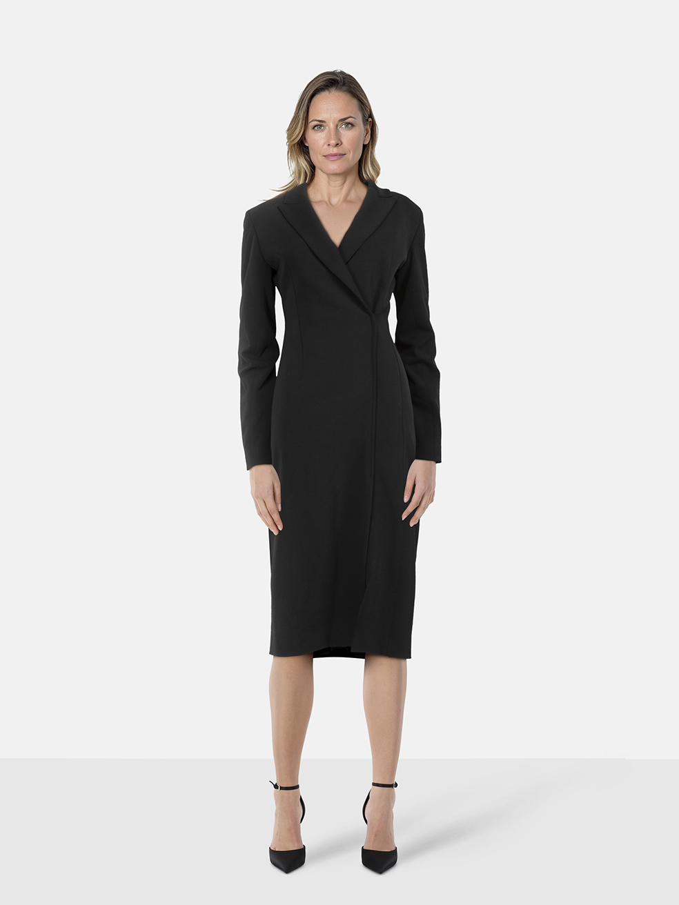 Acne Studios Black Midi Blazer Dress