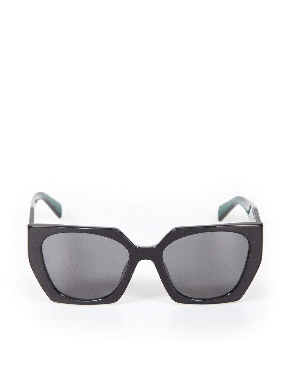 Prada Black Marble Pattern Square Sunglasses