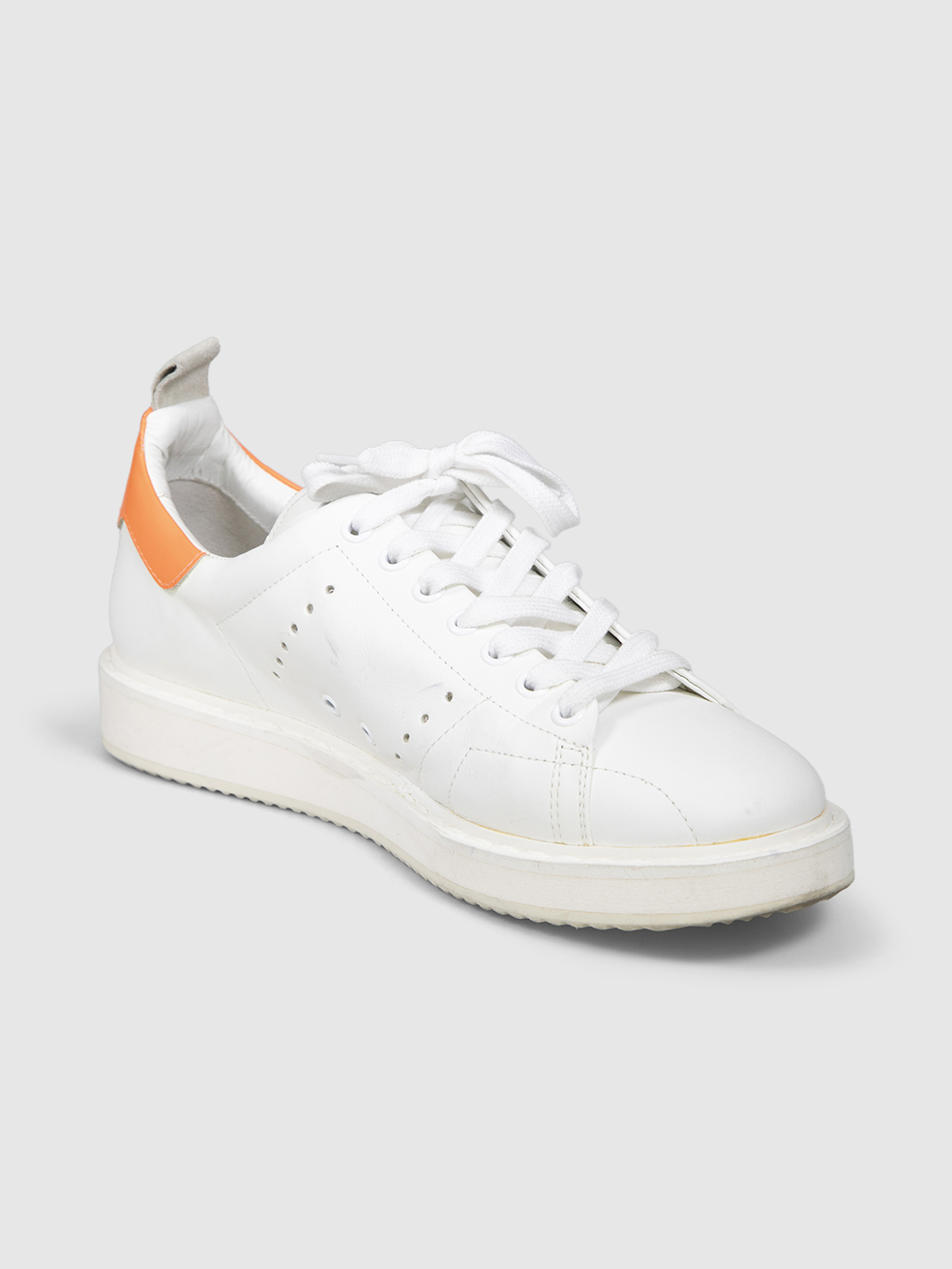 Golden Goose White Leather Starter Trainers