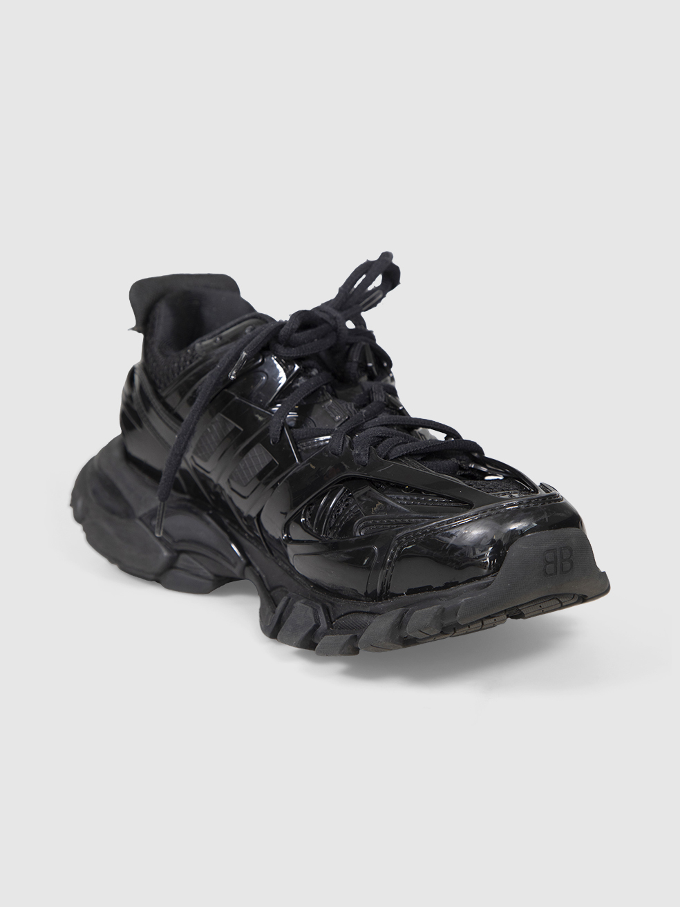 Balenciaga Black Track Chunky Trainers