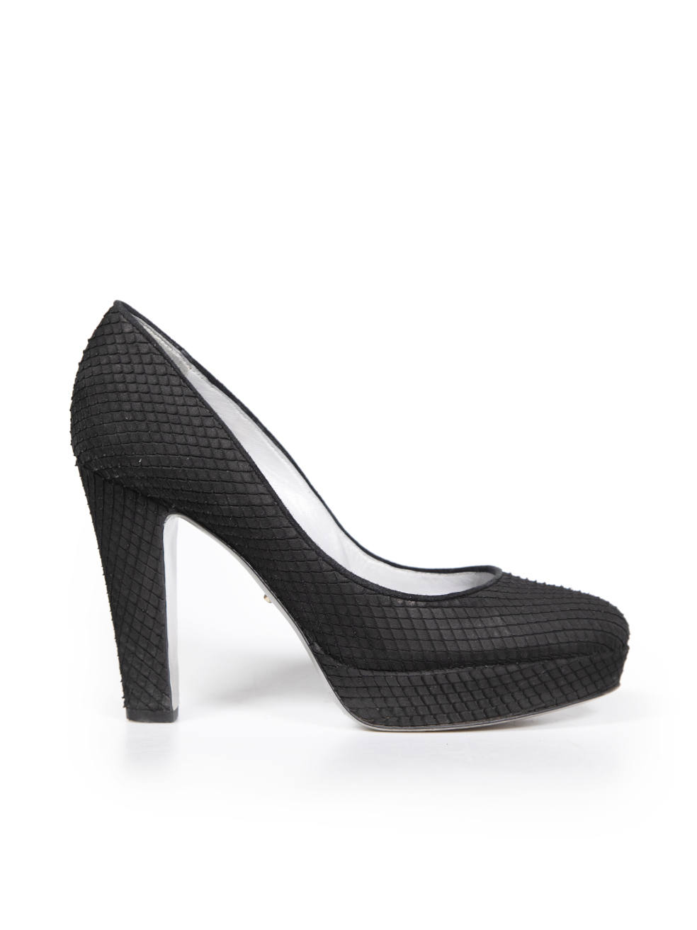 Sergio Rossi Pre-Owned Black Snakeskin Pumps