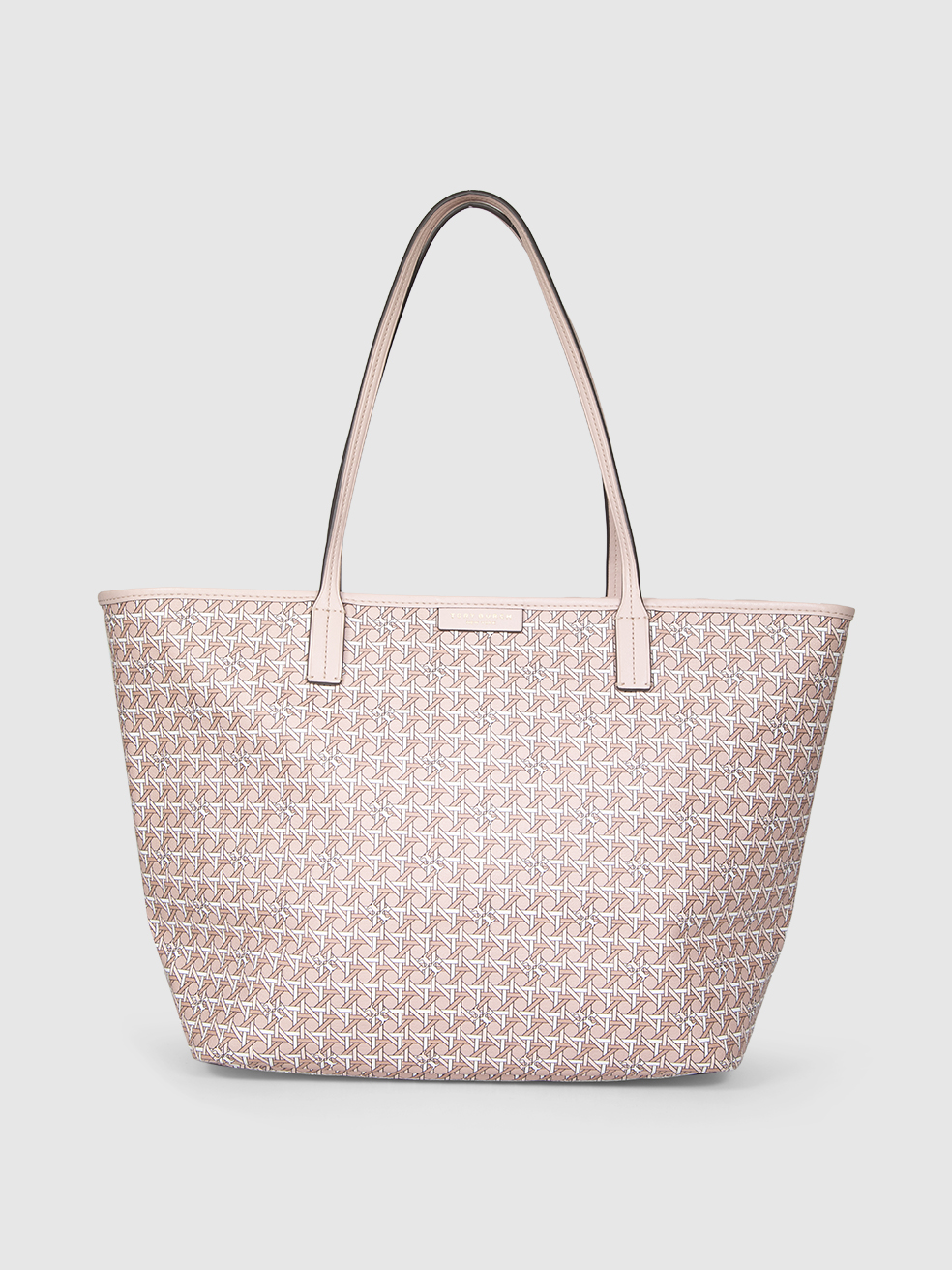 Tory Burch Women's Pink Ever-Ready Monogram Tote Bag