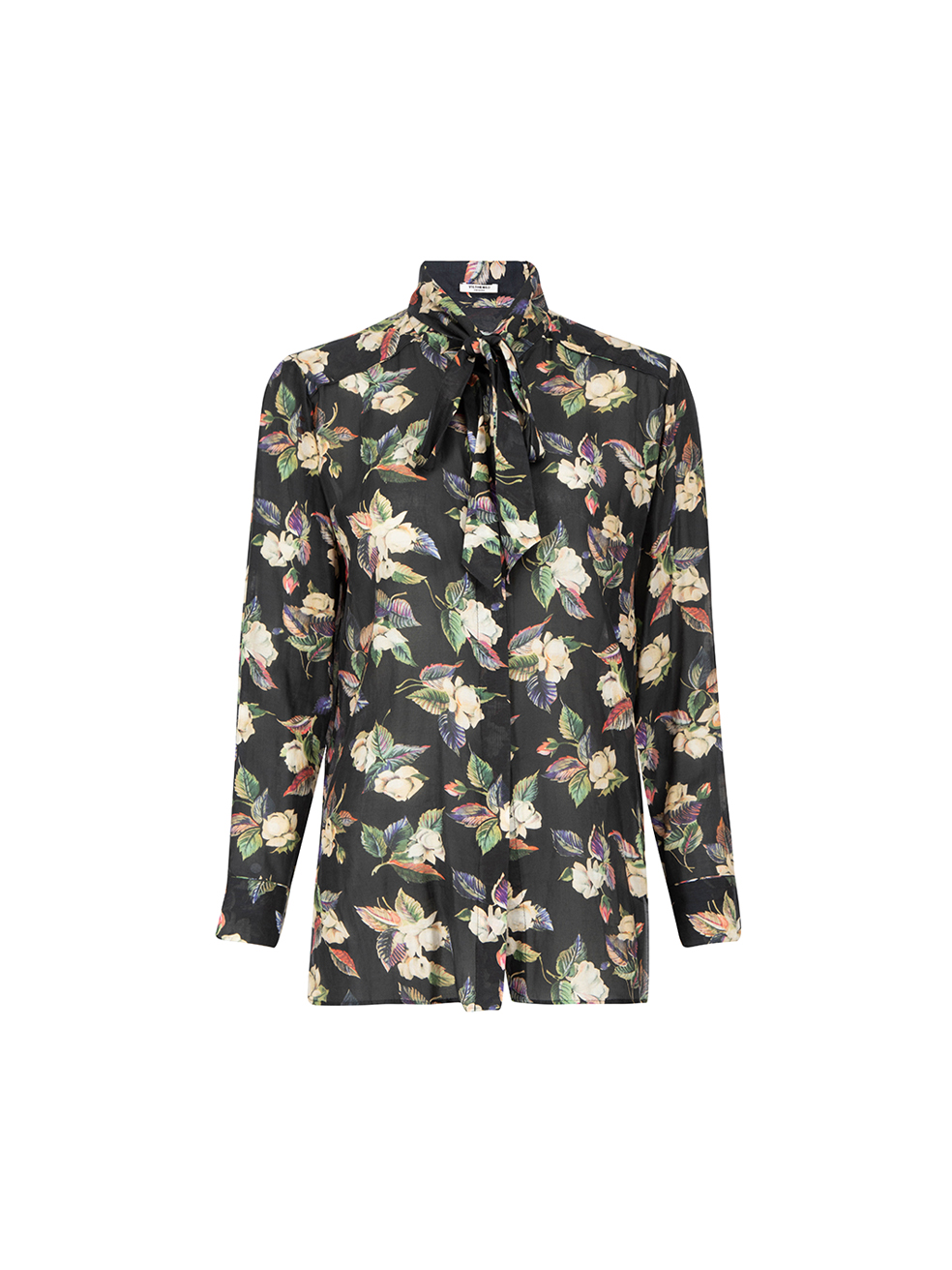Vilshenko Pre-Owned Floral Print Sheer Top