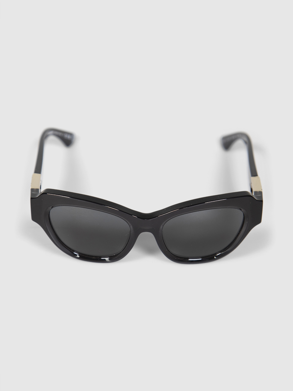 Burberry Women's Black Logo Cat Eye Sunglasses