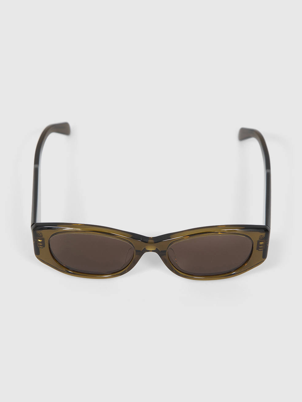 C�line Brown Tinted Rectangular Sunglasses