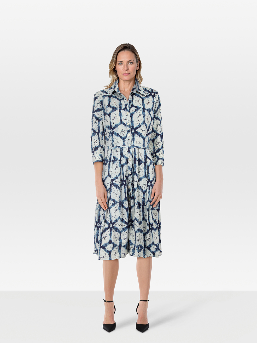 Samantha Sung Pre-Owned Tie Dye Pattern Midi Dress