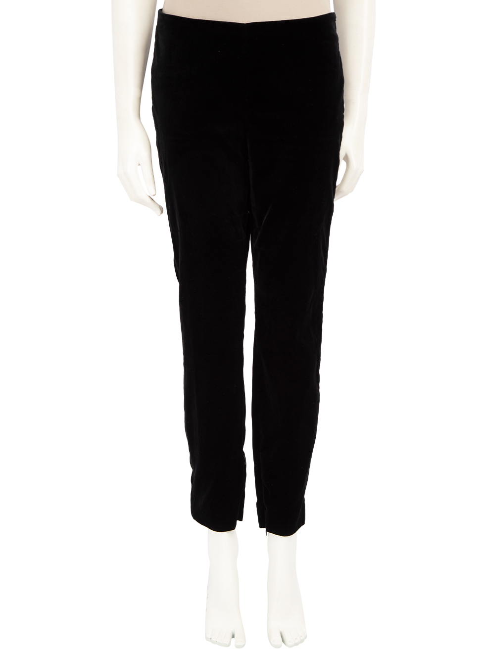 Valentino Garavani Red Valentino Black Velour Slim Trousers