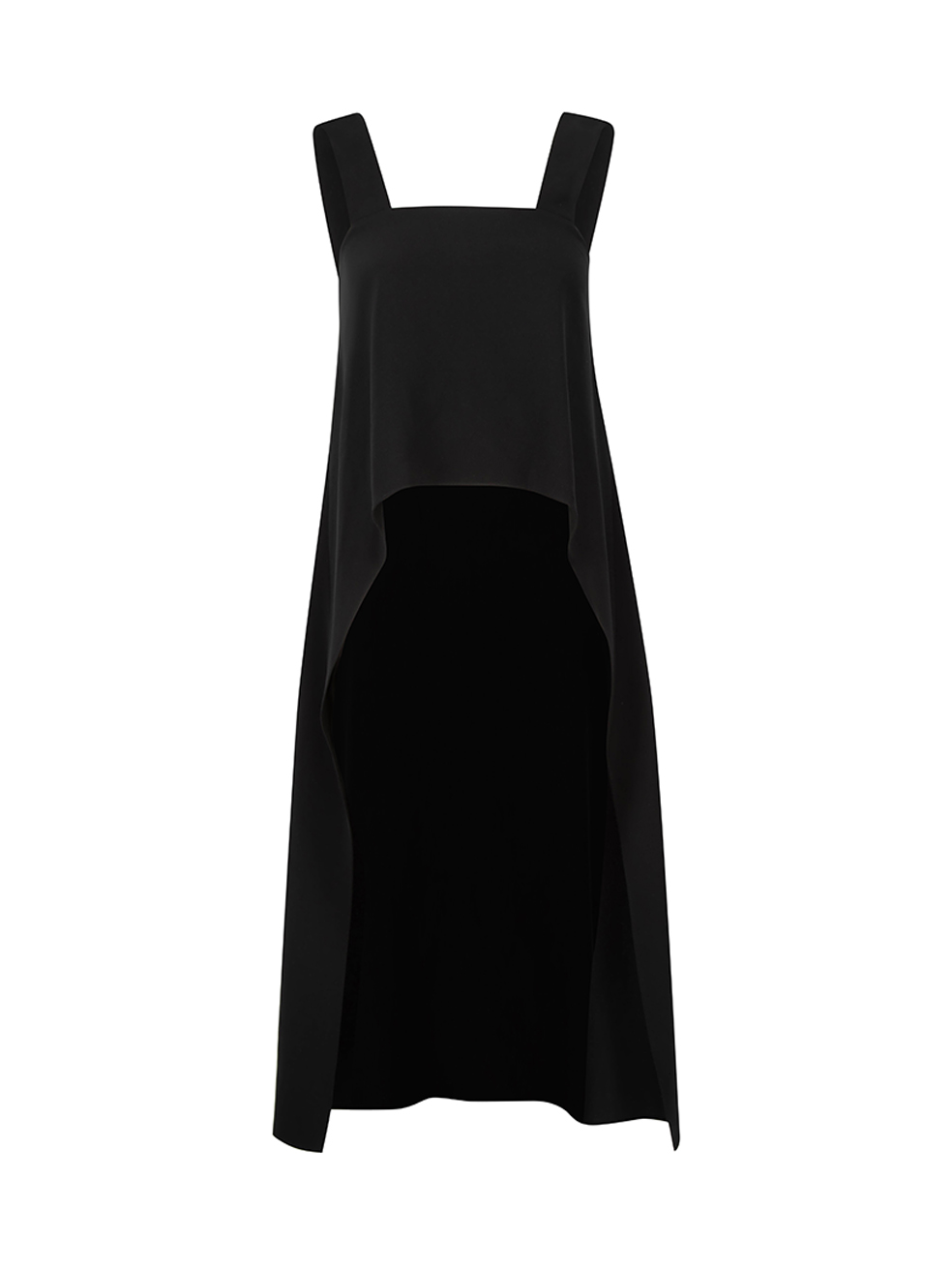 Alexis Pre-Owned Black Sleeveless High Low Top