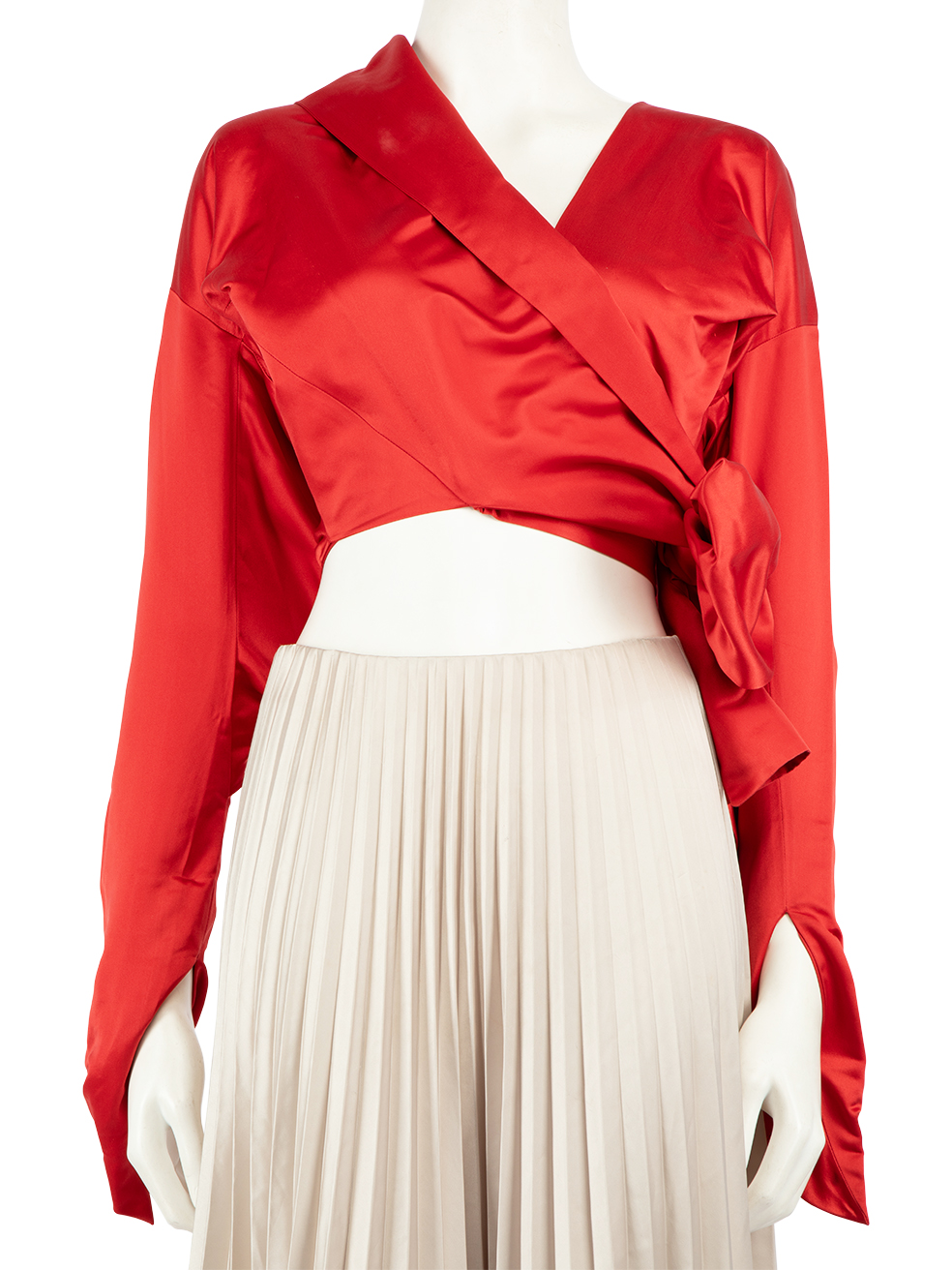 Vivienne Westwood Pre-Owned Red Wrap Around Cropped Jacket